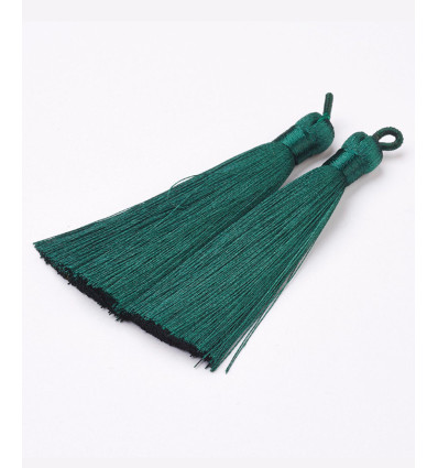Pompon nylon vert pomme