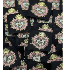 Douces Mailles - Étiquette tissée à coudre