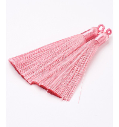 Pompon nylon bleu ciel