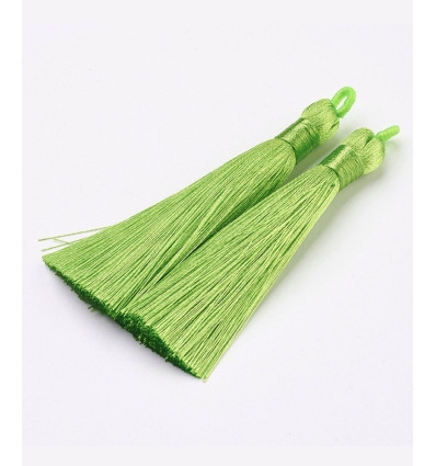 Pompon nylon blanc