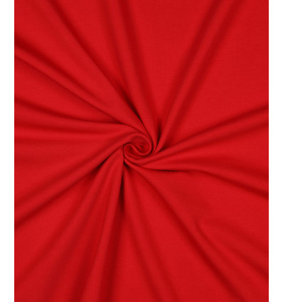 Jersey de coton rouge