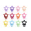 Mousqueton étoile coloré (1pc)