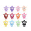 Mousqueton étoile coloré (1pc)