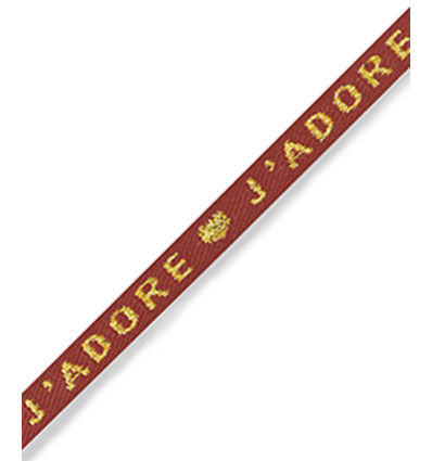 Ruban brodé "J'adore"