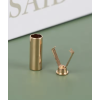 Bague réglable avec anneau plaquée argent 10 microns