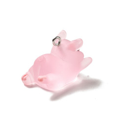 Pendentif petit cochon qui vole en résine