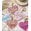 pendentif gros coeur paillettes en acétate