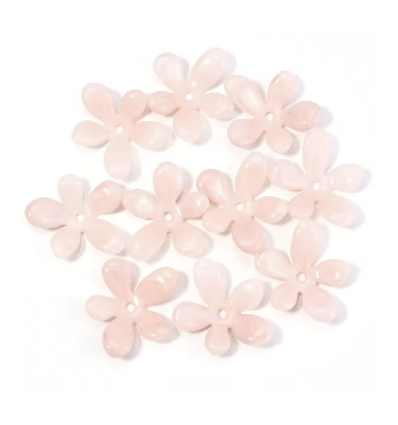 pendentif fleur de jasmin en acétate