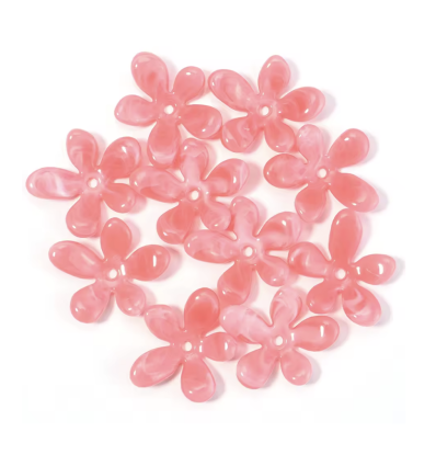 pendentif fleur de jasmin en acétate