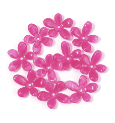pendentif fleur de jasmin en acétate