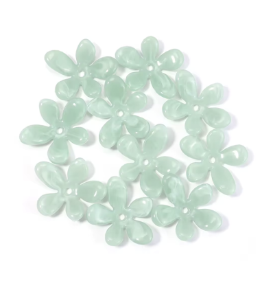 pendentif fleur de jasmin en acétate
