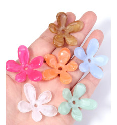 pendentif fleur de jasmin en acétate