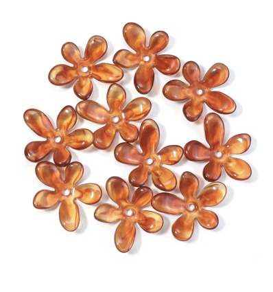 pendentif fleur de jasmin en acétate