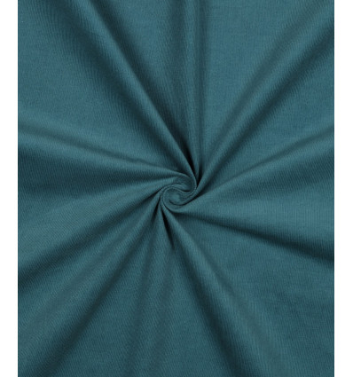 Velours milleraies - bleu canard