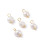 7x5mm - perles de culture naturelles sur tige