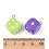 pendentif dé coloré