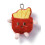 Pendentif peluche cornet de frite