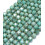 8mm - amazonite - Chapelet pierre cube