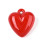 pendentif gros coeur rouge
