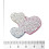 pendentif triple gros coeur paillettes