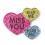 pendentif triple gros coeur paillettes