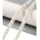 5x4mm - Chapelet perle porcelaine