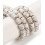 5x4mm - Chapelet perle porcelaine