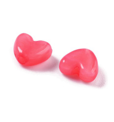 Lot de perles petits fleurs margueritte en acrylique (20pcs)