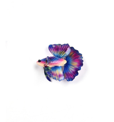 pendentif poisson combattant 3D