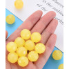 Lot de perles petits fleurs margueritte en acrylique (20pcs)