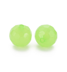 16mm - Perle ronde facettes acrylique