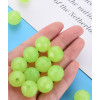 Lot de perles petits fleurs margueritte en acrylique (20pcs)