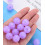 16mm - Perle ronde facettes acrylique