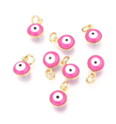 pendentif oeil de protection émaillé