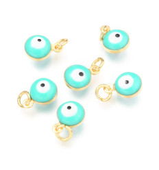pendentif oeil de protection émaillé