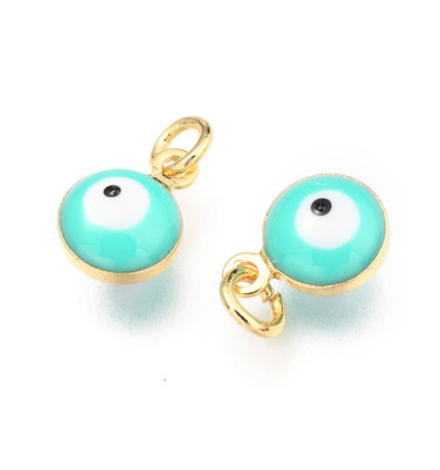 pendentif oeil porte bonheur