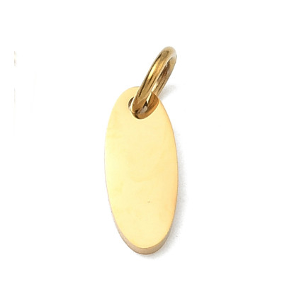 Pendentif médaille ovale