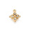 Pendentif petit trèfle + zirconium blanc