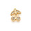 Pendentif cerise + zirconium blanc