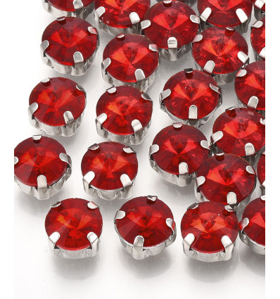 9mm - Strass à coudre - rond