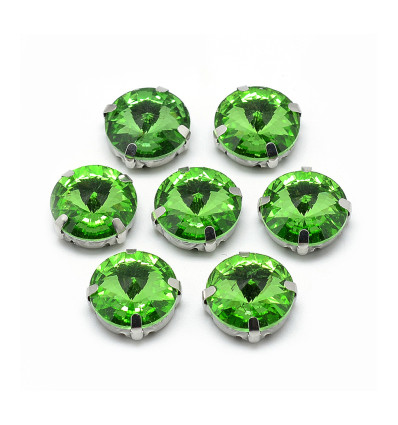 9mm - Strass à coudre - rond