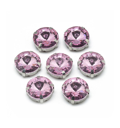 9mm - Strass à coudre - rond