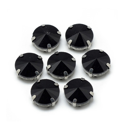 9mm - Strass à coudre - rond