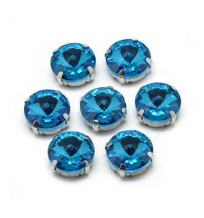 9mm - Strass à coudre - rond