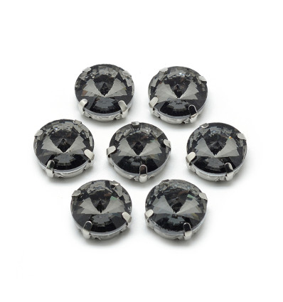 9mm - Strass à coudre - rond