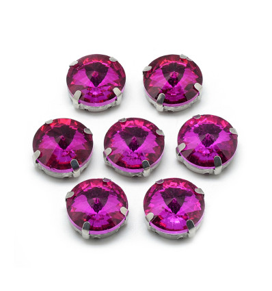 9mm - Strass à coudre - rond
