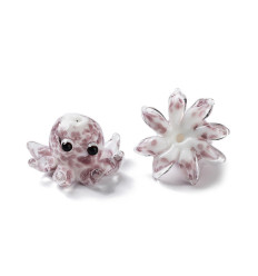 Perle poulpe en verre soufflé