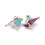 Pendentif oiseau émaillé