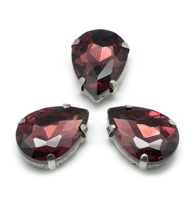 14mm - Strass à coudre - goutte