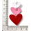 pendentif triple coeur plexi